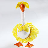 Maxbell Hawaiian Porch Goose Outfit Yard Decoration Costume for Patio Outdoor Garden M