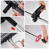 Maxbell Chicken Poop Scooper Easy to Install Manure Scoop Portable Detachable Design