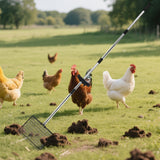 Maxbell Chicken Poop Scooper Easy to Install Manure Scoop Portable Detachable Design
