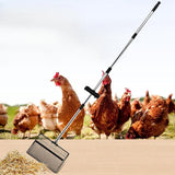 Maxbell Chicken Poop Scooper Comfortable Grip Poultry Habitat Supplies Cleaning Tool