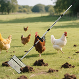 Maxbell Chicken Poop Scooper Comfortable Grip Poultry Habitat Supplies Cleaning Tool