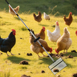 Maxbell Chicken Poop Scooper Comfortable Grip Poultry Habitat Supplies Cleaning Tool