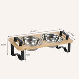 Maxbell Raised Cat Food Bowl Cat Dishes Food Dispenser Elevated Dog Bowls with Stand