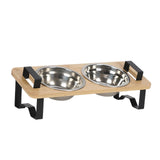 Maxbell Raised Cat Food Bowl Cat Dishes Food Dispenser Elevated Dog Bowls with Stand