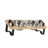 Maxbell Raised Cat Food Bowl Cat Dishes Food Dispenser Elevated Dog Bowls with Stand