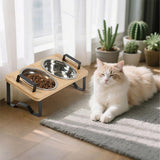 Maxbell Raised Cat Food Bowl Cat Dishes Food Dispenser Elevated Dog Bowls with Stand