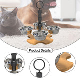 Maxbell Elevated Cat Bowls Puppy Dishes Raised Cat Dishes for Indoor Cats Small Dogs