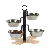 Maxbell Elevated Cat Bowls Puppy Dishes Raised Cat Dishes for Indoor Cats Small Dogs