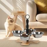 Maxbell Elevated Cat Bowls Puppy Dishes Raised Cat Dishes for Indoor Cats Small Dogs