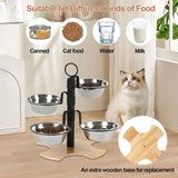 Maxbell Elevated Cat Bowls Puppy Dishes Raised Cat Dishes for Indoor Cats Small Dogs