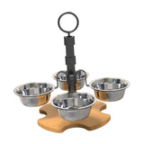 Maxbell Elevated Cat Bowls Puppy Dishes Raised Cat Dishes for Indoor Cats Small Dogs