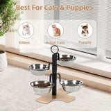 Maxbell Elevated Cat Bowls Puppy Dishes Raised Cat Dishes for Indoor Cats Small Dogs