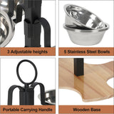 Maxbell Elevated Cat Bowls Puppy Dishes Raised Cat Dishes for Indoor Cats Small Dogs
