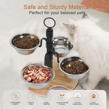 Maxbell Elevated Cat Bowls Puppy Dishes Raised Cat Dishes for Indoor Cats Small Dogs