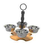 Maxbell Elevated Cat Bowls Puppy Dishes Raised Cat Dishes for Indoor Cats Small Dogs