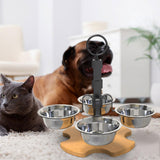 Maxbell Elevated Cat Bowls Puppy Dishes Raised Cat Dishes for Indoor Cats Small Dogs