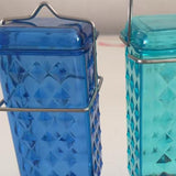 Maxbell Hummingbird Feeder for Outdoors Hanging 6 Feeding Stations for Window Garden Blue