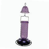 Maxbell Hummingbird Feeder for Outdoors Hanging 6 Feeding Stations for Window Garden Purple