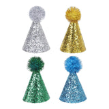 Maxbell 4x Birthday Hat for Dog Cat Decor Mini Party Hat for Pet Birthday Party Cat Style A