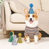 Maxbell 4x Birthday Hat for Dog Cat Decor Mini Party Hat for Pet Birthday Party Cat Style A