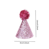 Maxbell 4x Birthday Hat for Dog Cat Decor Mini Party Hat for Pet Birthday Party Cat Style B