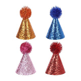 Maxbell 4x Birthday Hat for Dog Cat Decor Mini Party Hat for Pet Birthday Party Cat Style B