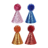 Maxbell 4x Birthday Hat for Dog Cat Decor Mini Party Hat for Pet Birthday Party Cat Style B