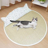 Maxbell Cat Summer Cooling Mat Non Slip Bottom for Small, Medium and Large Cats Sofa
