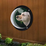 Maxbell Dog Fence Window Pet Bubble Window for Patio Outdoor Satisfying Curious Pet