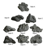 Maxbell Decorative Foam Stone Park Courtyard Figurine Lawn Artificial Landscape Rock Style A