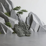 Maxbell Decorative Foam Stone Park Courtyard Figurine Lawn Artificial Landscape Rock Style A
