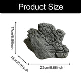 Maxbell Decorative Foam Stone Park Courtyard Figurine Lawn Artificial Landscape Rock Style A