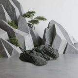 Maxbell Decorative Foam Stone Park Courtyard Figurine Lawn Artificial Landscape Rock Style B