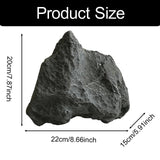 Maxbell Decorative Foam Stone Park Courtyard Figurine Lawn Artificial Landscape Rock style C