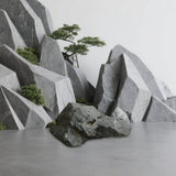Maxbell Decorative Foam Stone Park Courtyard Figurine Lawn Artificial Landscape Rock Style D