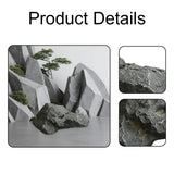 Maxbell Decorative Foam Stone Park Courtyard Figurine Lawn Artificial Landscape Rock Style D