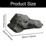 Maxbell Decorative Foam Stone Park Courtyard Figurine Lawn Artificial Landscape Rock Style D