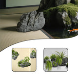 Maxbell Decorative Foam Stone Park Courtyard Figurine Lawn Artificial Landscape Rock Style E