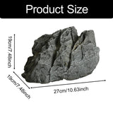 Maxbell Decorative Foam Stone Park Courtyard Figurine Lawn Artificial Landscape Rock Style E