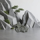 Maxbell Decorative Foam Stone Park Courtyard Figurine Lawn Artificial Landscape Rock Style F