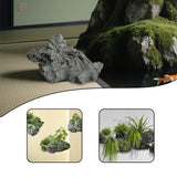 Maxbell Decorative Foam Stone Park Courtyard Figurine Lawn Artificial Landscape Rock Style F