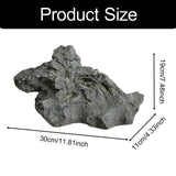 Maxbell Decorative Foam Stone Park Courtyard Figurine Lawn Artificial Landscape Rock Style F
