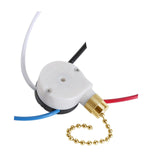 Maxbell Pull Chain Switch Multifunctional Replacement Part Wall Lamps 3 Speed 4 Wire Gold