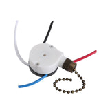 Maxbell Pull Chain Switch Multifunctional Replacement Part Wall Lamps 3 Speed 4 Wire Bronze