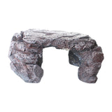 Maxbell Fish Tank Decoration Hideout Reptiles Cave Fake Rock Resin Aquarium Ornament