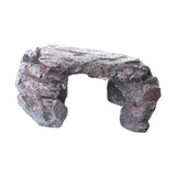 Maxbell Fish Tank Decoration Hideout Reptiles Cave Fake Rock Resin Aquarium Ornament