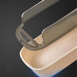 Maxbell Cat Litter Box Container Bedpan Heighten Sand Basin Sandbox Kitty Litter Pan