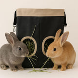 Maxbell Rabbit Hay Feeder Bag Guinea Pig Hanging Hay Feeding Bag for Hamsters Rabbit