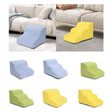 Maxbell Dog Stairs Pet Steps Non Slip Compact Comfortable Soft for High Bed Climbing 2 step gray