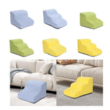 Maxbell Dog Stairs Pet Steps Non Slip Compact Comfortable Soft for High Bed Climbing 2 step gray